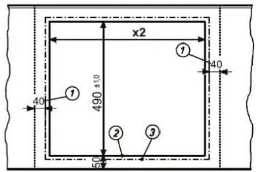 Fors IKT 604 S - Intaglio del piano di lavoro - 4
