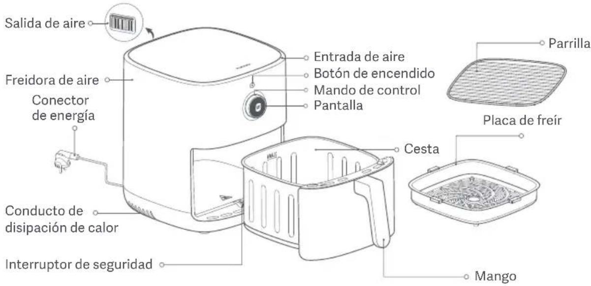 Xiaomi Smart Air Fryer 4.5L - Descripción del producto - 1