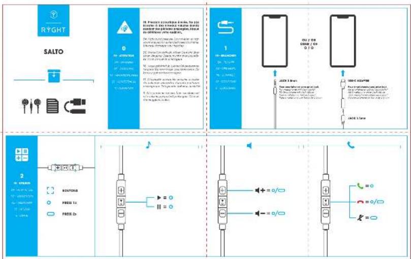 RYGHT Salto - ÉCOUTEURS FILAIRES + ADAPT. USB-C SALTO - 2