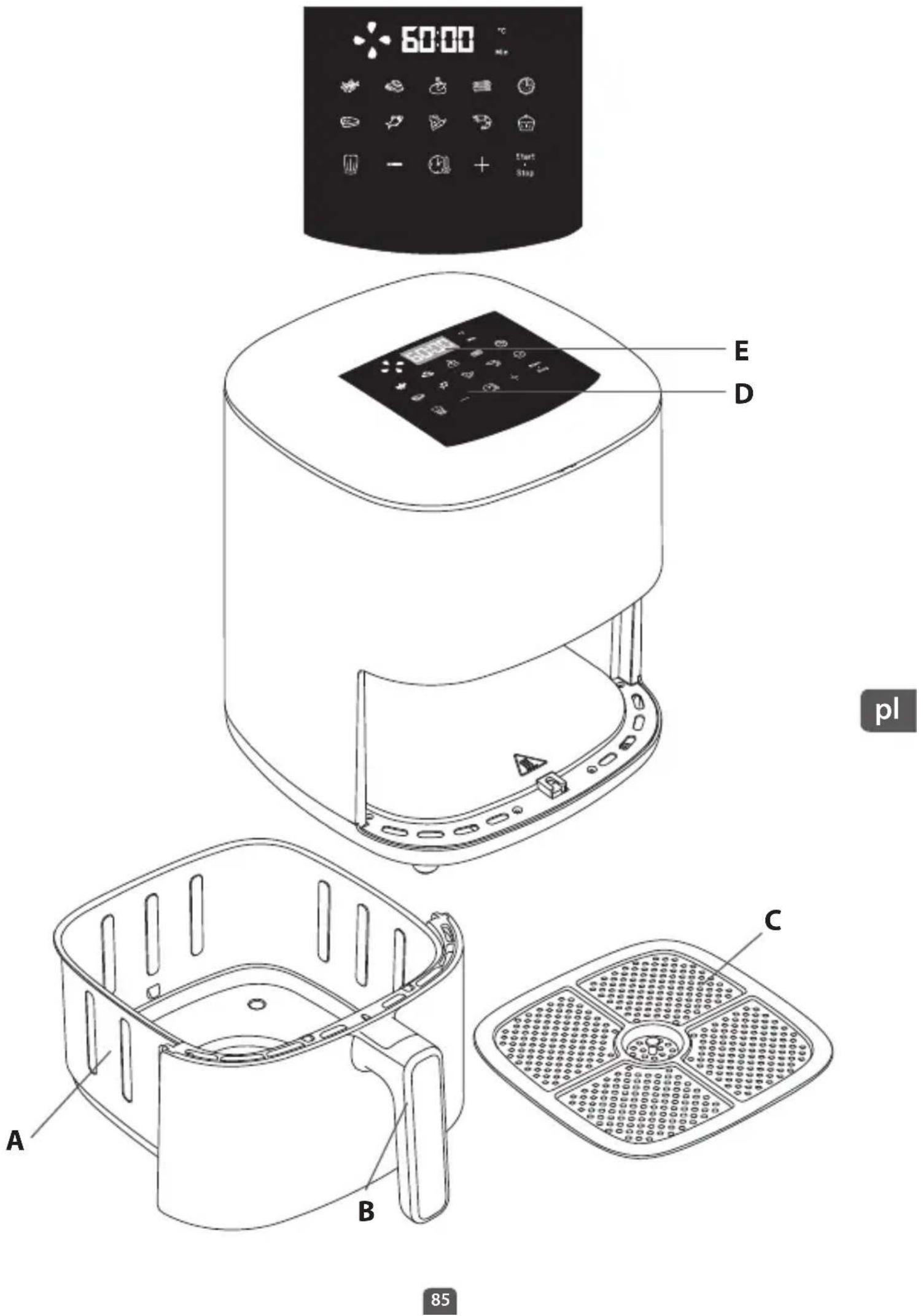 MOULINEX Easy Fry Max EZ2458 - ODPRAVLJANJE TEžAV - 1