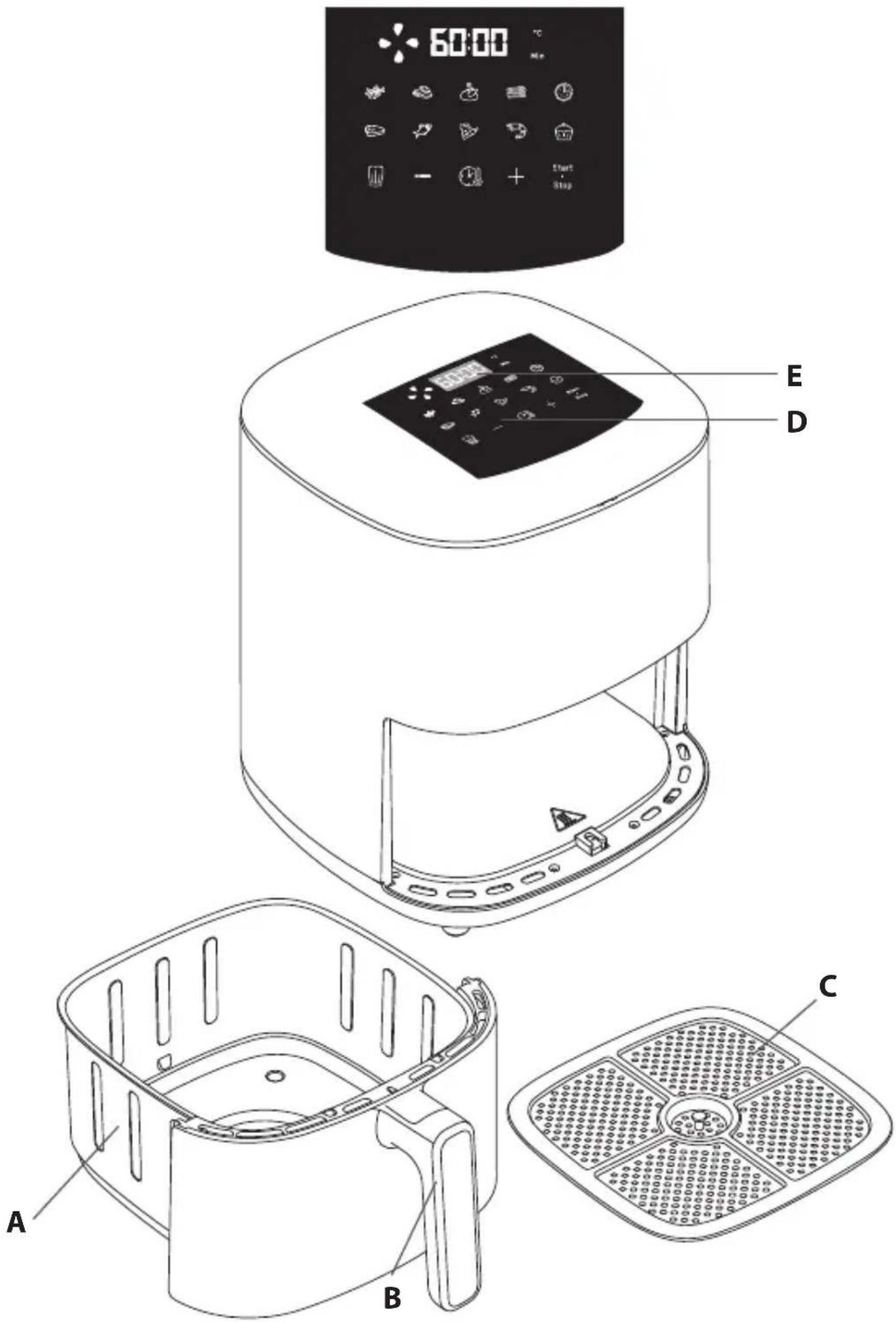 MOULINEX Easy Fry Max EZ2458 - ANTIMETQIIH NPOBAHMATQN - 1