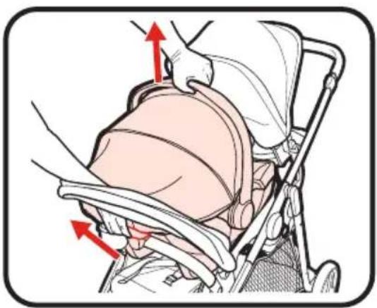 GRACO Ready2Grow 2.0 - To Attach Gradofant Car Seat to Front Position • Installation du siege d'auto pour bébé Graco® en position avant • Para sujetar el asiento de automóvil para(bebé Graco® en la posición delantera - 8