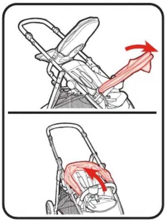 GRACO Ready2Grow 2.0 - To Attach Gradofant Car Seat to Front Position • Installation du siege d'auto pour bébé Graco® en position avant • Para sujetar el asiento de automóvil para(bebé Graco® en la posición delantera - 4