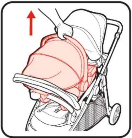 GRACO Ready2Grow 2.0 - To Attach Gradofant Car Seat to Front Position • Installation du siege d'auto pour bébé Graco® en position avant • Para sujetar el asiento de automóvil para(bebé Graco® en la posición delantera - 7