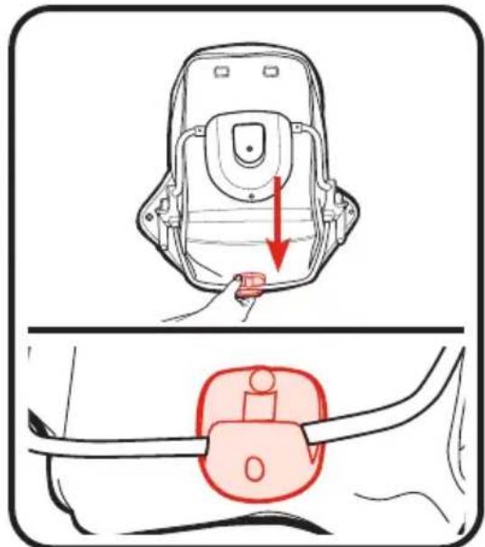 GRACO Ready2Grow 2.0 - Attach Pad Onto Elevated Seat Frame • Installation ducoussin sur le cadre de siege surélevé • Fije laalmohadilla sobre el armazon del asiento elevado - 2