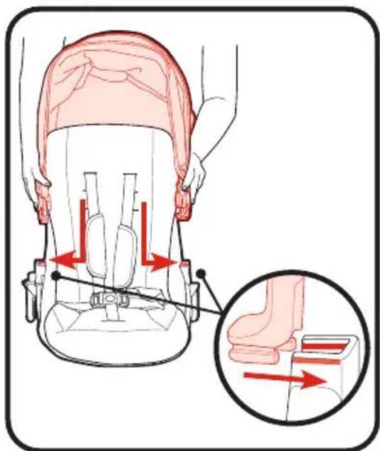 GRACO Ready2Grow 2.0 - Rear Seat Canopy Balaquin du siècle arrêté Capota del asiento trasero - 1