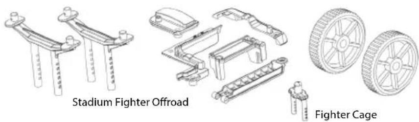 Carson XS Offroad Fighter - ERSATZTEILE • SPARE PARTS - 3