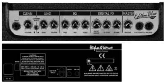 HUGHES & KETTNER Edition Blue 15 - Conecciones y Otros Elementos de Manejo - 2