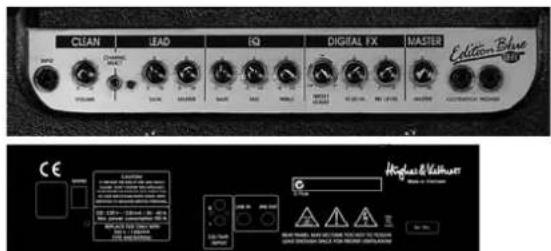 HUGHES & KETTNER Edition Blue 15 - Conecciones y Otros Elementos de Manejo - 3