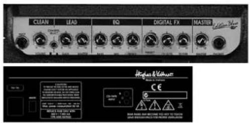 HUGHES & KETTNER Edition Blue 15 - Anschlüsse und weitere Bedienelemente - 1