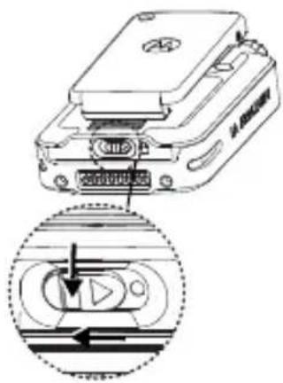 MOTOROLA Minitor VI - Fixation du bloc-batterie - 1