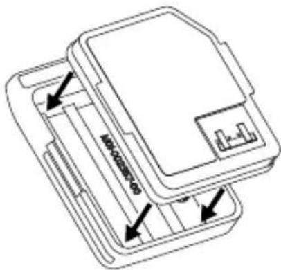 MOTOROLA Minitor VI - Preparing the Alkaline Battery Tray - 4