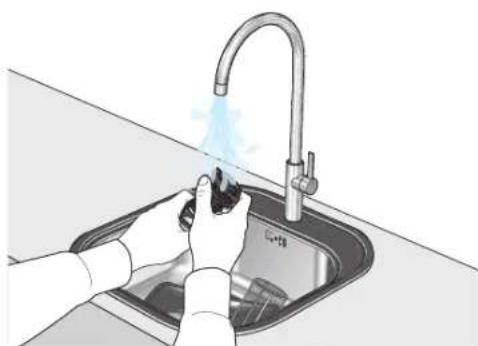 Wisberg WBDW42BB - FILTER REINIGEN - 3