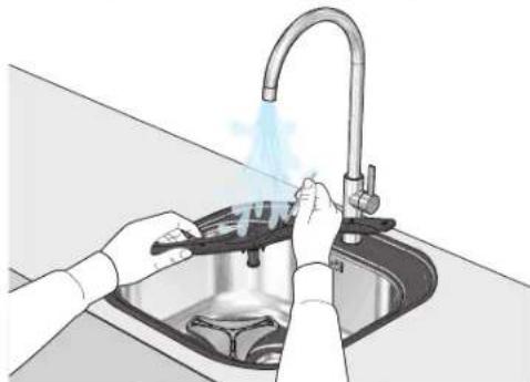 Wisberg WBDW42BB - NETTOYER LES BRAS DE LAVAGE - 3