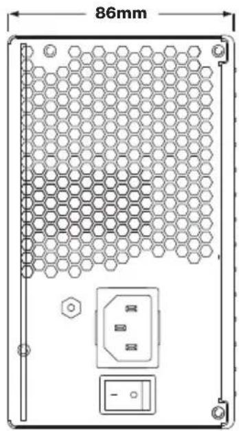 Be Quiet! Straight Power 11 450W - DIMENSIONS - 1