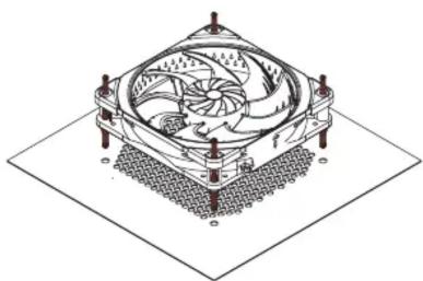 Noctua NFA12x25 G2 LSPWM - Installation - 3