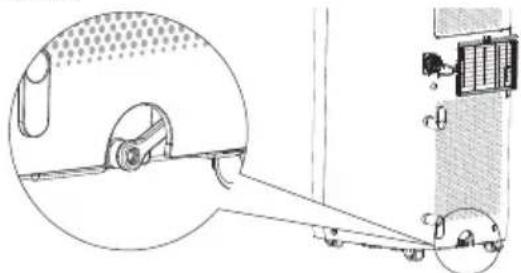SHARP AYC09EA - Methode zum Ablassen von Wasser - 1