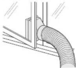 SHARP AYC09EA - Install heat discharge pipe - 3