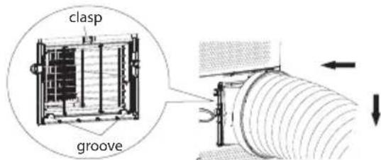 SHARP AYC09EA - Install heat discharge pipe - 2