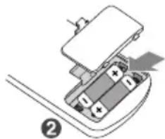 SHARP AYC09EA - Einlegender Batterien - 2