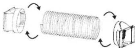 SHARP AYC09EA - Install heat discharge pipe - 1