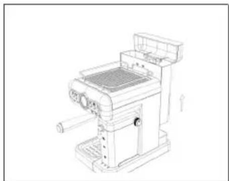Klarstein Espressionata Evo - Remplissage du réservoir d'eau - 1