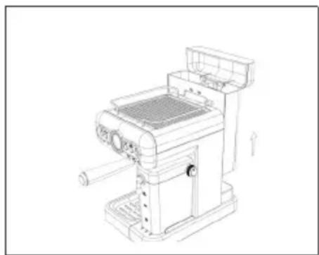 Klarstein Espressionata Evo - Füllen des Wassertanks - 1