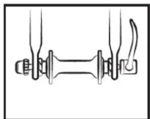 SHARP BKFD06EN - Method for att bestämma correkt justering av snabbkopplingsmekanismer (hjul- och satesklämma) - 3