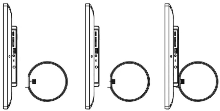 BRAUN DigiFrame 1890 - Montageanweisung für den Aufsteller - 1