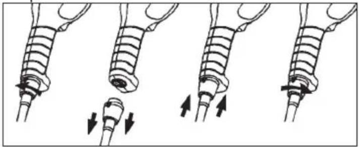 MILWAUKEE 60656 - Retrait et remplacement du cordon quik-lok® (certains modèles) - 1