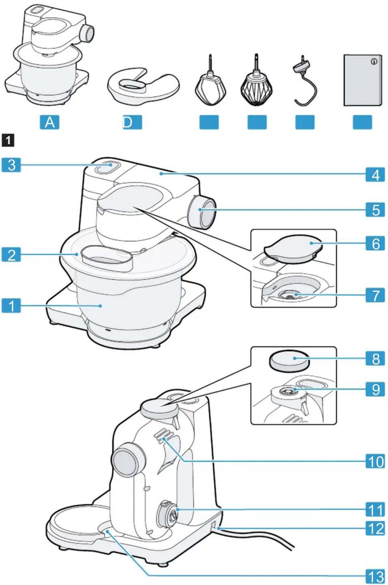 BOSCH Serie 2 MUMS2AW01 - 1
