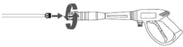 Simpson CM61456 - Assemble the spray gun - 1