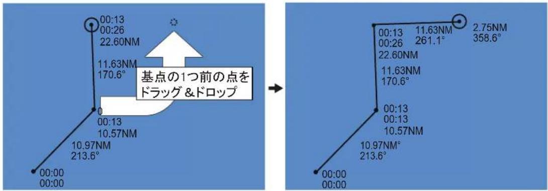 FURUNO FMD3200 - 拉丁の基点を削除すると - 2