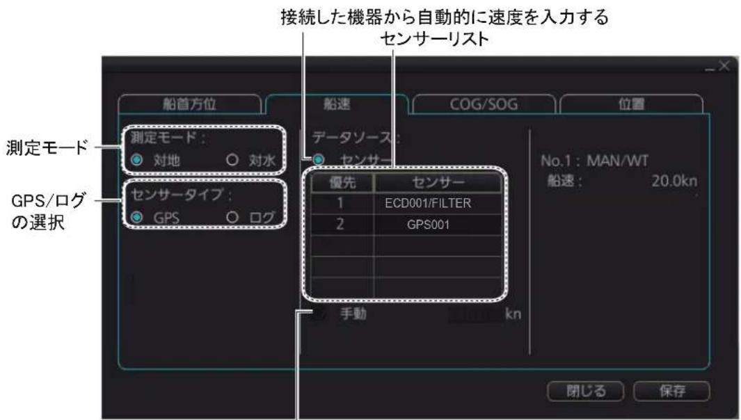 FURUNO FMD3200 - 自船速度の入力 - 3