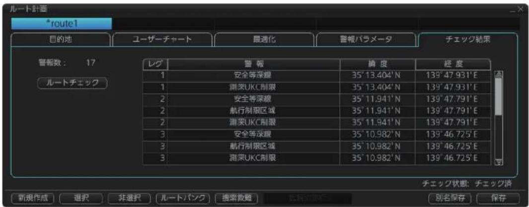 FURUNO FMD3200 - [チエツク結果] ご一の使い方 - 1