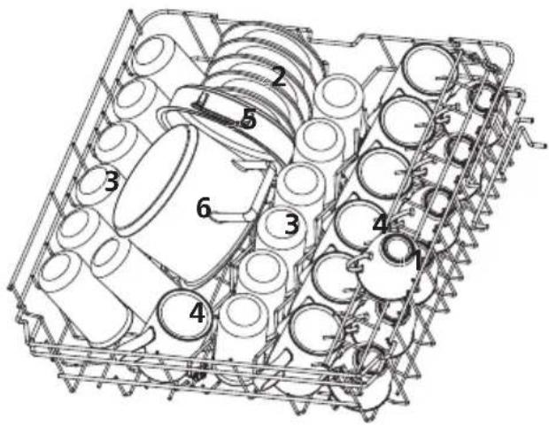 BRANDT BDF324DX - Upper basket: - 1