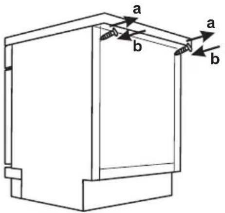 BRANDT BDF324DX - Installation sous un plan de travail - 1