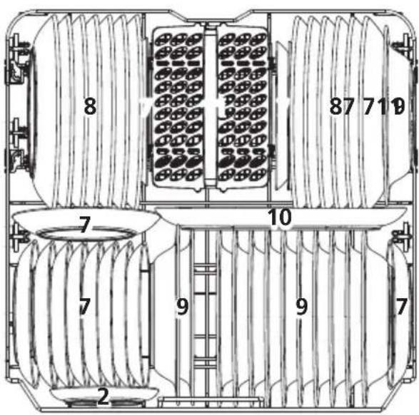 BRANDT BDF324DX - Panier du bas : - 1