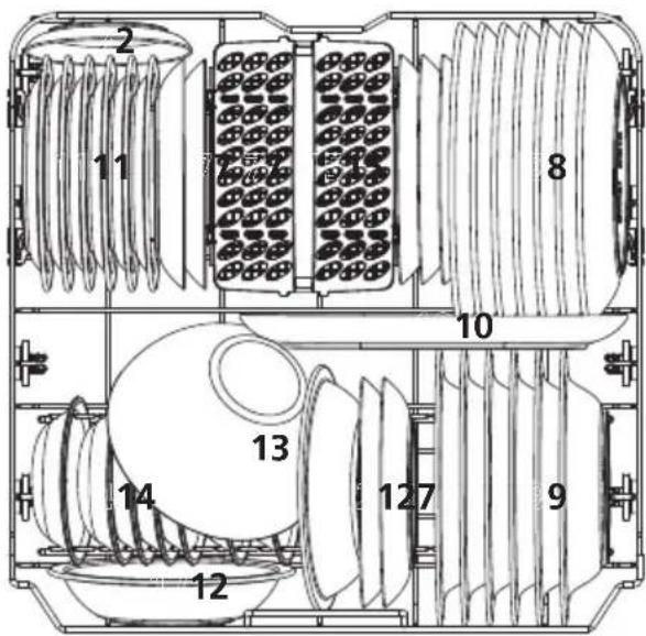 BRANDT BDF324DX - Panier du bas : - 1