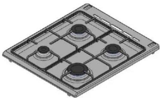 OCEANIC OCEACG50GW - Utilisation de la plaque de cuisson - 1