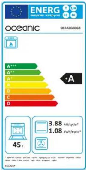 OCEANIC OCEACG50GW - FIXATION DE LA CUISINIERE - 7