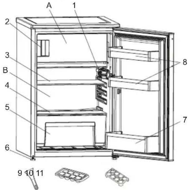 OCEANIC OCEARTT121W - DESCRIPTION OF THE APPLIANCE - 1