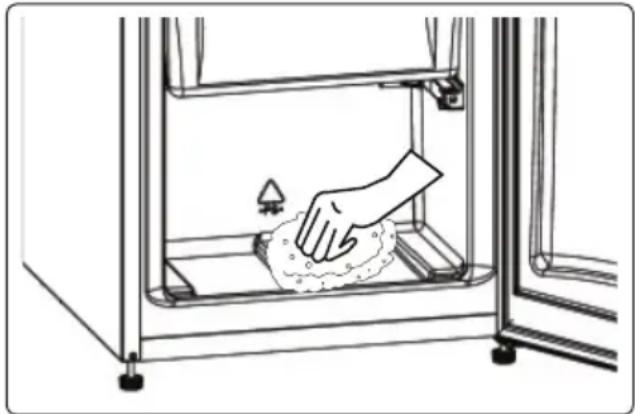 OCEANIC OCEARTT121W - Proceso de descogelação do congelador - 1