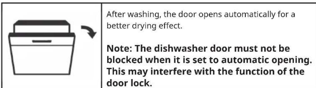 Klarstein Havasia UV 6 - Note on automatic opening of the door - 1