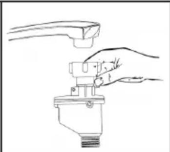 Klarstein Havasia UV 6 - Attach and remove the water inlet - 1
