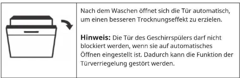 Klarstein Havasia UV 6 - Hinweis zum automatischen Öffnen der Tür - 1