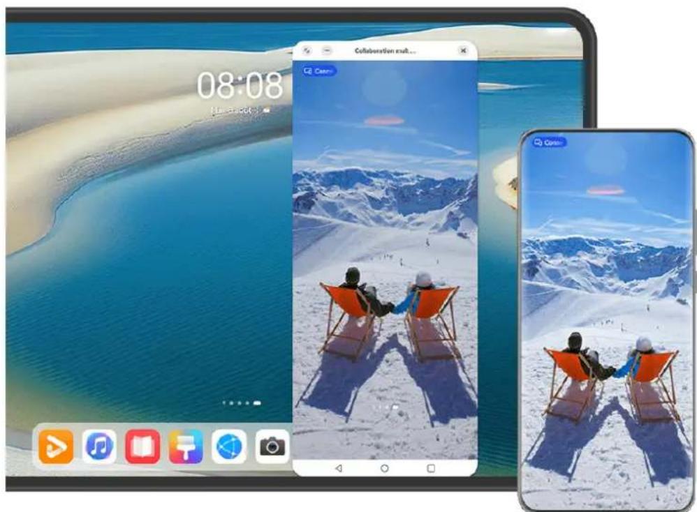 HUAWEI nova 14 Pro - Collaboration multi-écrans entre votre téléphone et votre tablette - 1