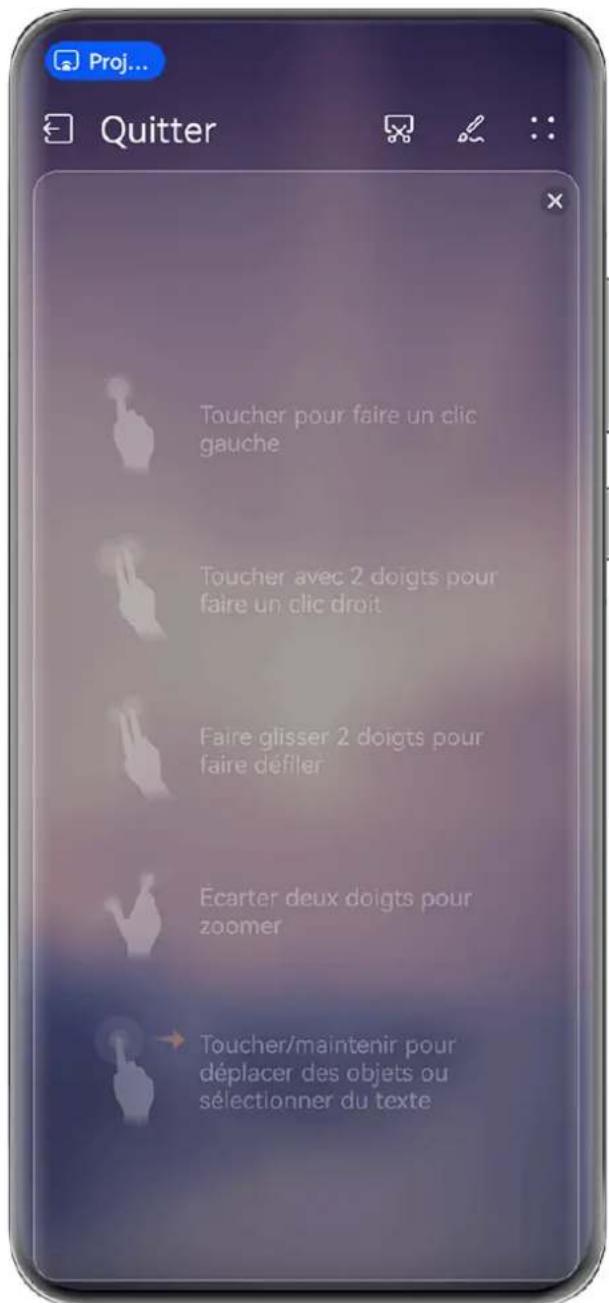 HUAWEI nova 14 Pro - Utiliser votre apparéil comme pavé tactile - 1