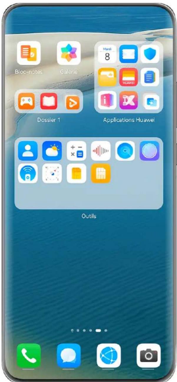 HUAWEI nova 14 Pro - Créer et utiliser des dossiers agridis - 1