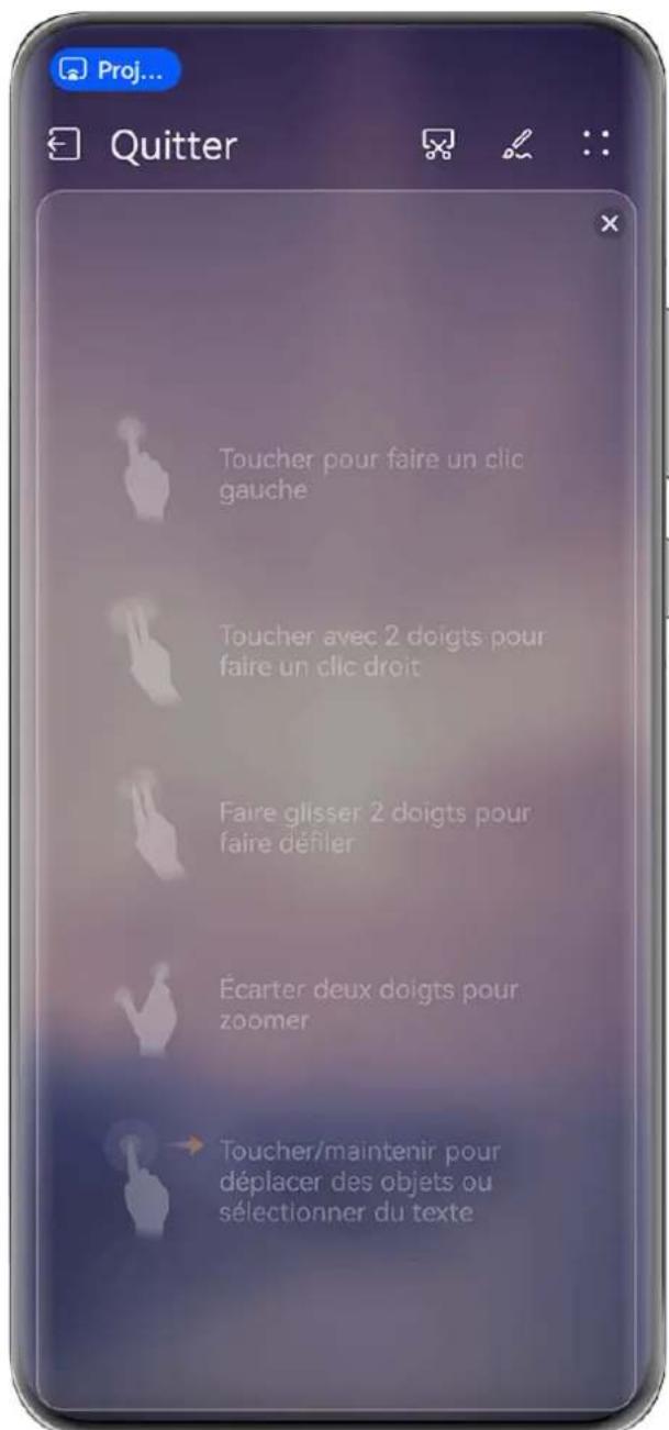 HUAWEI nova 14 Pro - Utiliser votre apparéil comme pavé tactile - 1